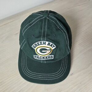 Green Bay Packers Youth Hat Kids NFL Team Apparel Green Contrast Stitch